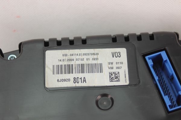 Számláló Fordulatszámmérő  Seat Ibiza 6J0920801A A2C53349080 1108