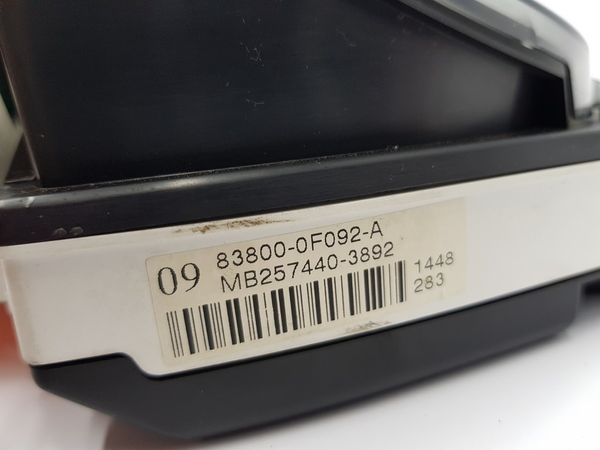 Számláló Fordulatszámmérő  Toyota Corolla Verso 83800-0F092-A