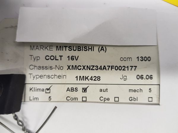 Számláló Mitsubishi Colt MR951770 MM0038-001 20518
