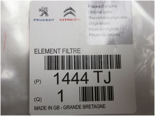 Légszűrő  C3 Berlingo II 207 1.6 HDI 1444TJ Citroen Peugeot