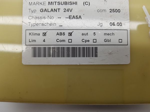 Szellőztető Panel Mitsubishi Galant MR360372 CAA502A040A