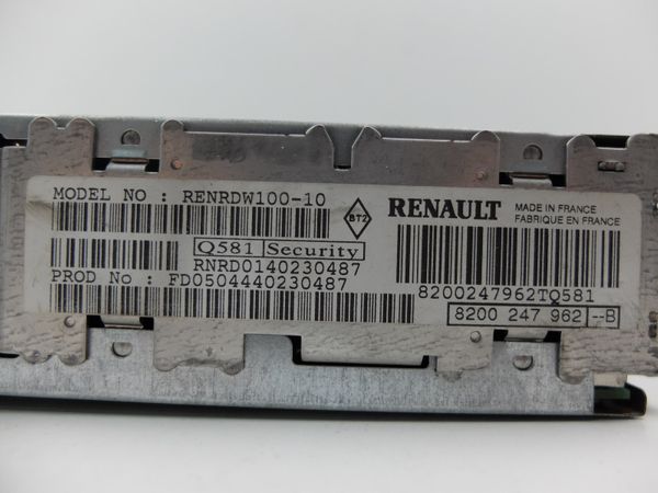 Cd Rádió Renault Laguna 2 8200247962 --B RENRDW100-10 9422