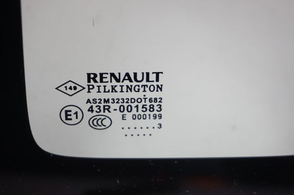 Karosszéria Üveg Bal Hátul Renault Captur 833075300R 2013