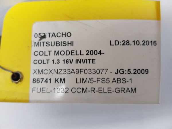 Számláló Fordulatszámmérő Mitsubishi Colt 8100B081H MM0051-005 