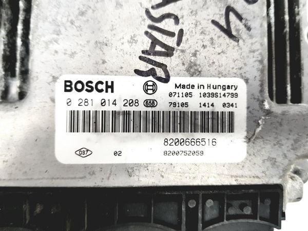 Vezérlő 0281014208 8200666516 8200752059 Renault Bosch 17008