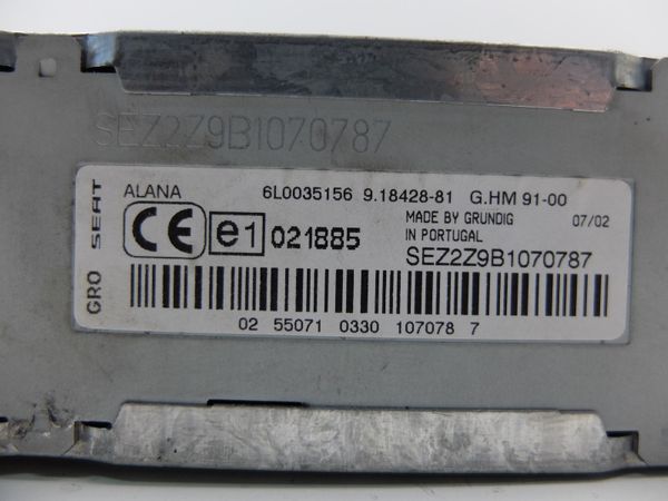 Cd Rádió Seat Ibiza 6L0035156 9.18428-81 ALANA