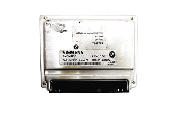 Vezérlő  DME MS45.0 7543157 5WK93020 BMW Siemens