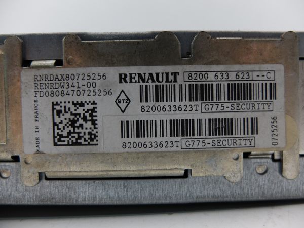 Cd Rádió Renault Clio 3 8200633623 --C RENRDW341-00