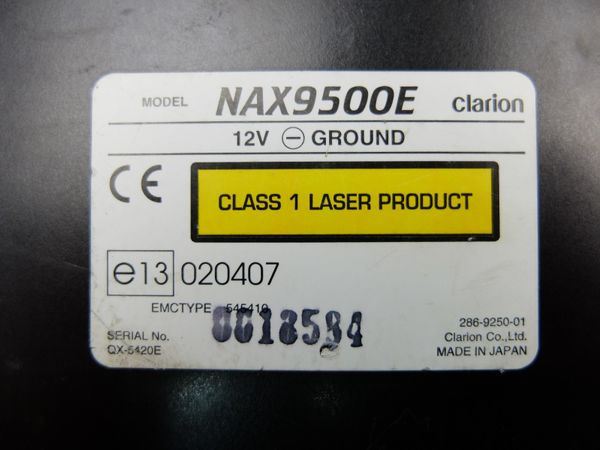 Navigáció Clarion NAX9500E 545410 Hybrid