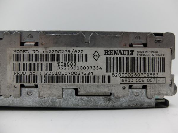 Cd Rádió Renault Laguna 2 8200002607 22DC279/62Z 2174