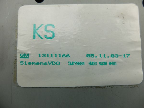 Navigáció Kijelző Opel Astra H Zafira B 13111166 5WK70034 1167