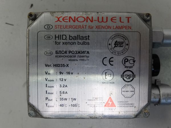 Xenon Átalakító  -WELT HID35-X BMW 5 E39 8387114 