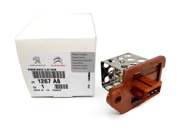 Ventilátor Ellenállás Eredeti Citroen Peugeot C5 Xsara  607 1267A8