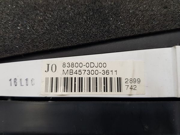 Számláló Fordulatszámmérő  Toyota Yaris 83800-0DJ00 838000DJ00 17581