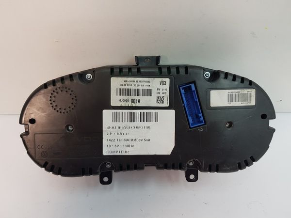 Számláló Fordulatszámmérő  Seat Ibiza 6J0920801A 7855