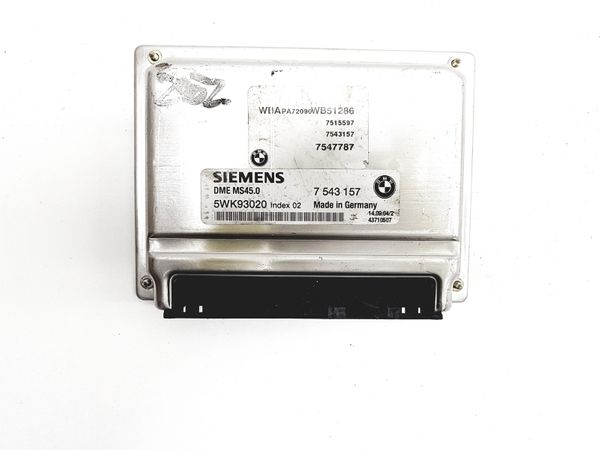 Vezérlő  DME MS45.0 7543157 5WK93020 BMW Siemens