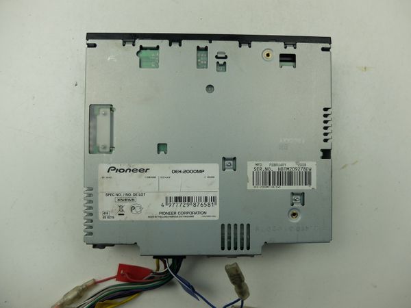 Cd Mp3 Rádió  Pioneer DEH-2000MP MOSFET 50Wx4
