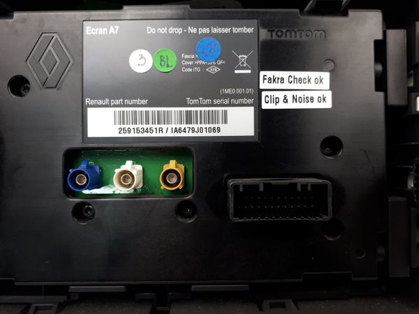 Navigáció Kijelző Renault Megane 3 259153451R TomTom