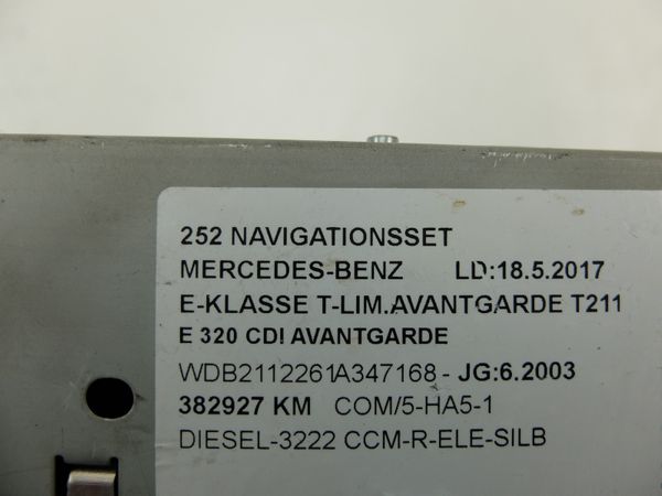 Navigáció Mercedes-Benz E W211 A2118272442 A2118270157