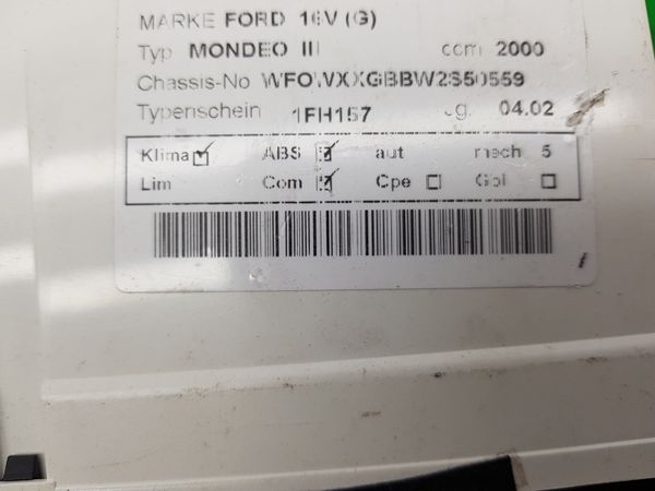 Szellőztető Panel Ford Mondeo 3 MK3 2S7H18C612AA