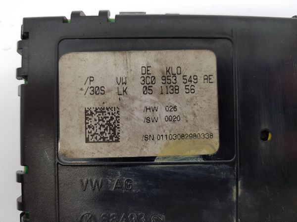 Kormányszög Jeladó  3C0953549AE Passat B6 Volkswagen