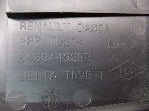 Akkumulátor Ház  Dacia 648944029R 0km