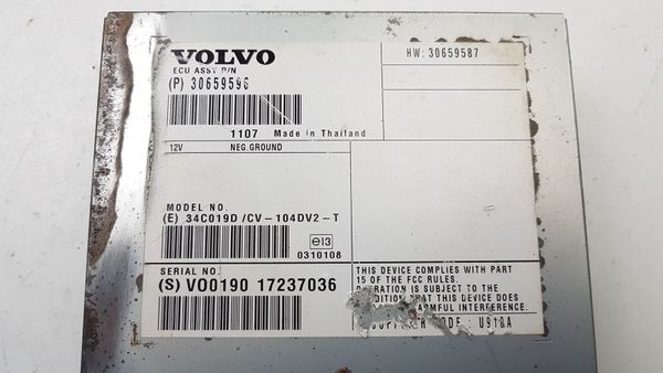 Audio Erősítő Volvo 30659596 34C019D 30659587