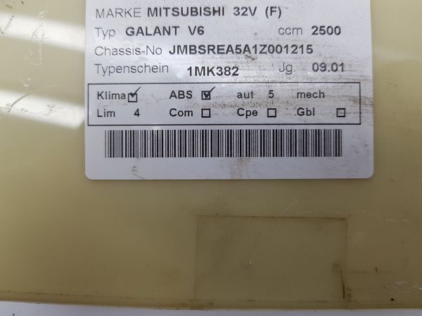Szellőztető Panel Mitsubishi Galant MR568514 CAA502A040B